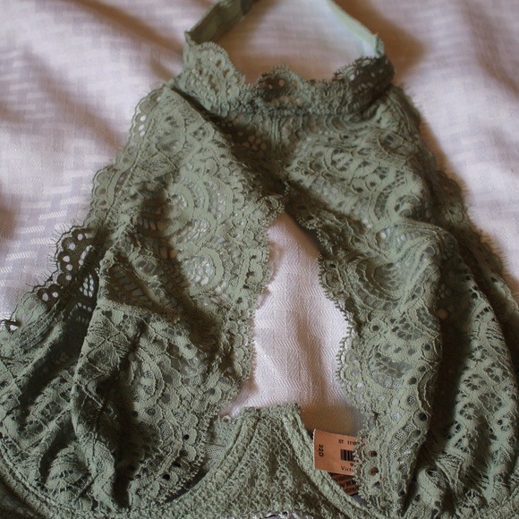 VS DREAM ANGELS UNLINED DEMI W/SEXY NECK STRAP - Picture 3 of 5